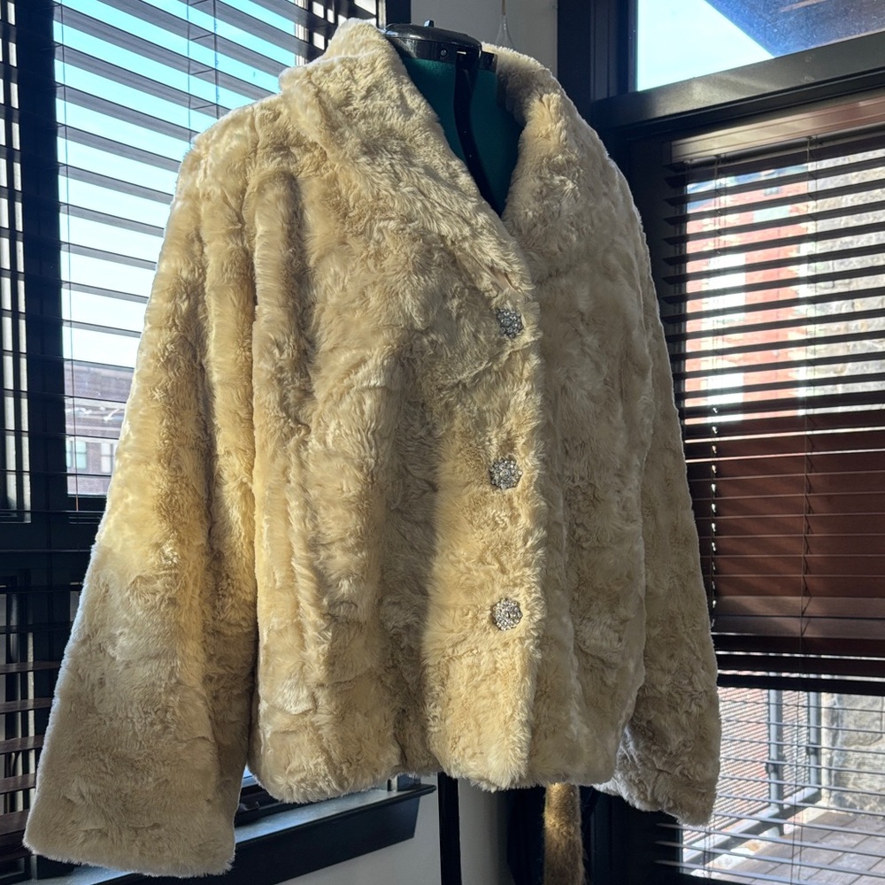 Venezia Cream Teddy Jacket